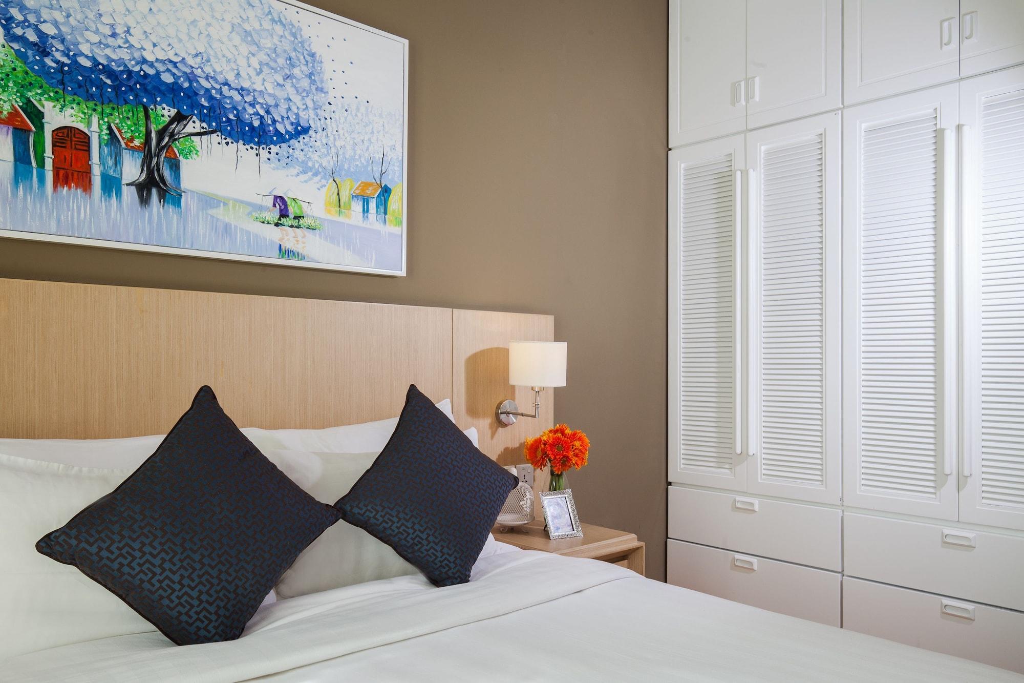 Somerset Ho Chi Minh City residencia con servicio Exterior foto A bedroom at the hotel