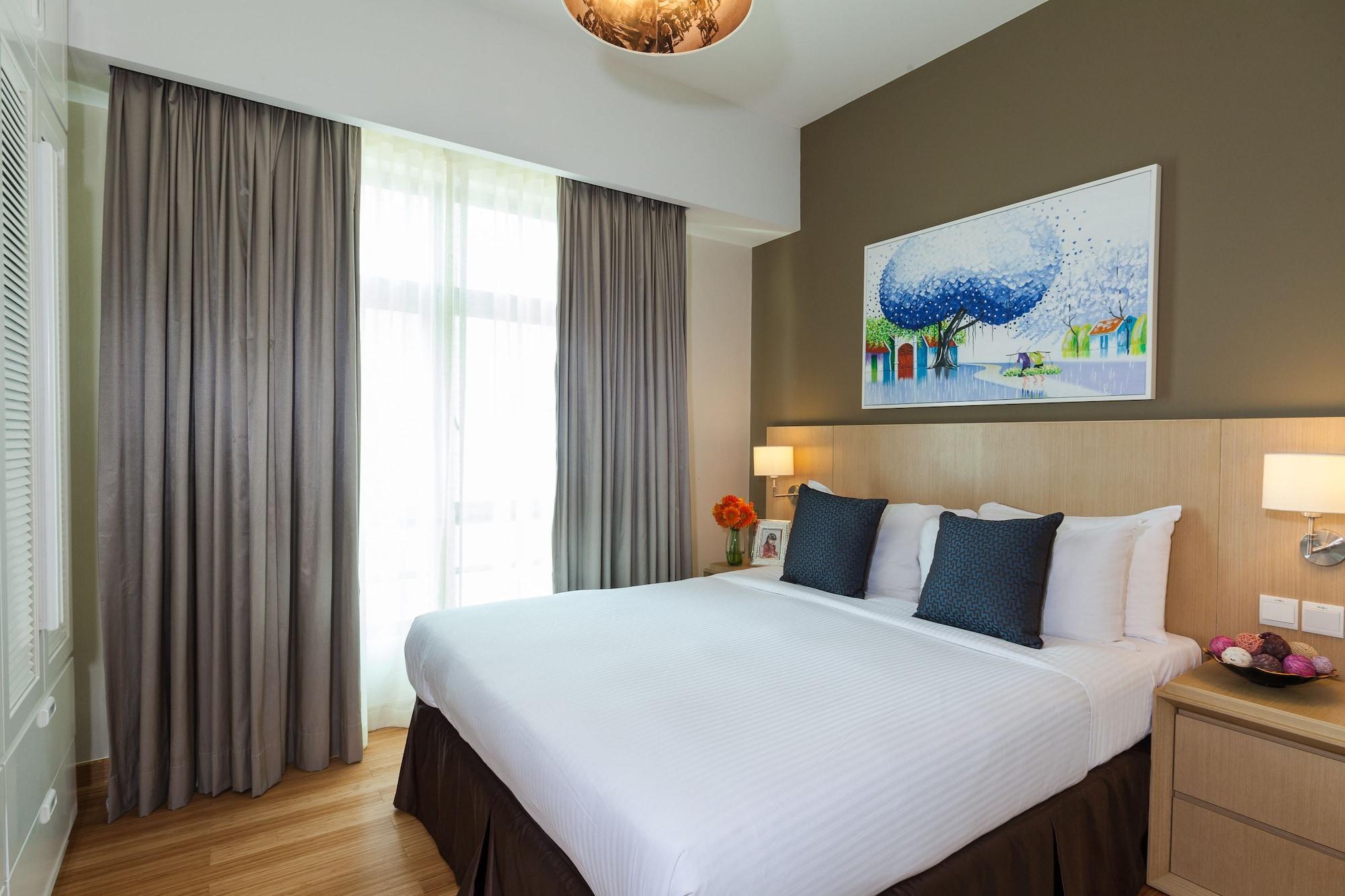 Somerset Ho Chi Minh City residencia con servicio Exterior foto A bedroom at the hotel