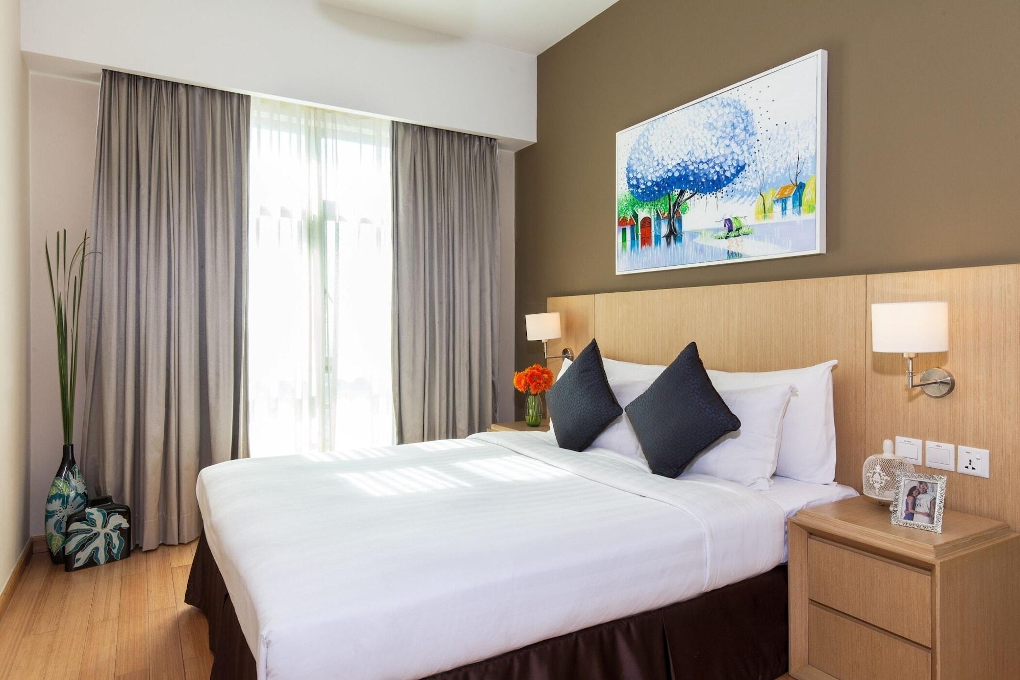 Somerset Ho Chi Minh City residencia con servicio Exterior foto A bedroom at the hotel