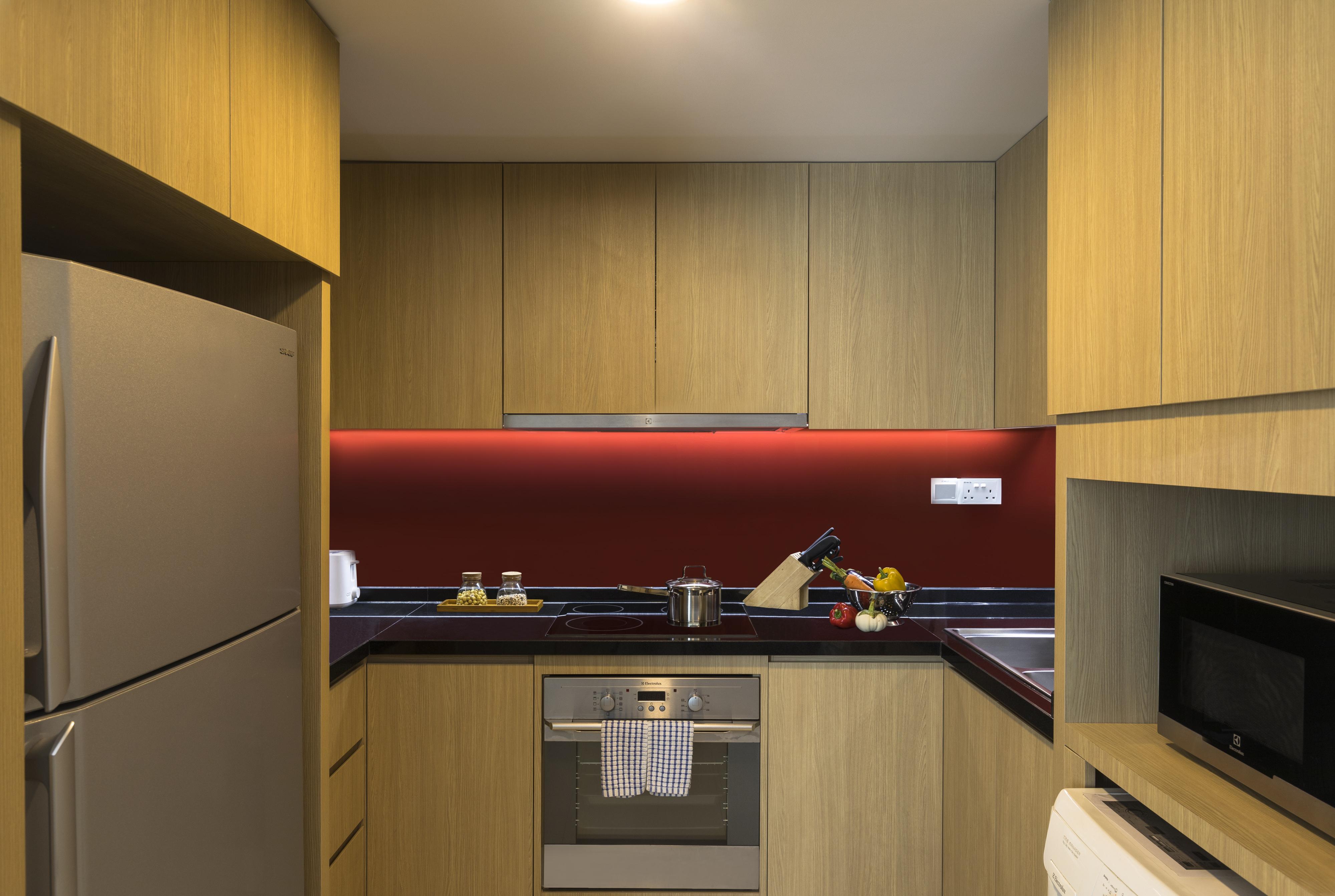 Somerset Ho Chi Minh City residencia con servicio Exterior foto A typical kitchen