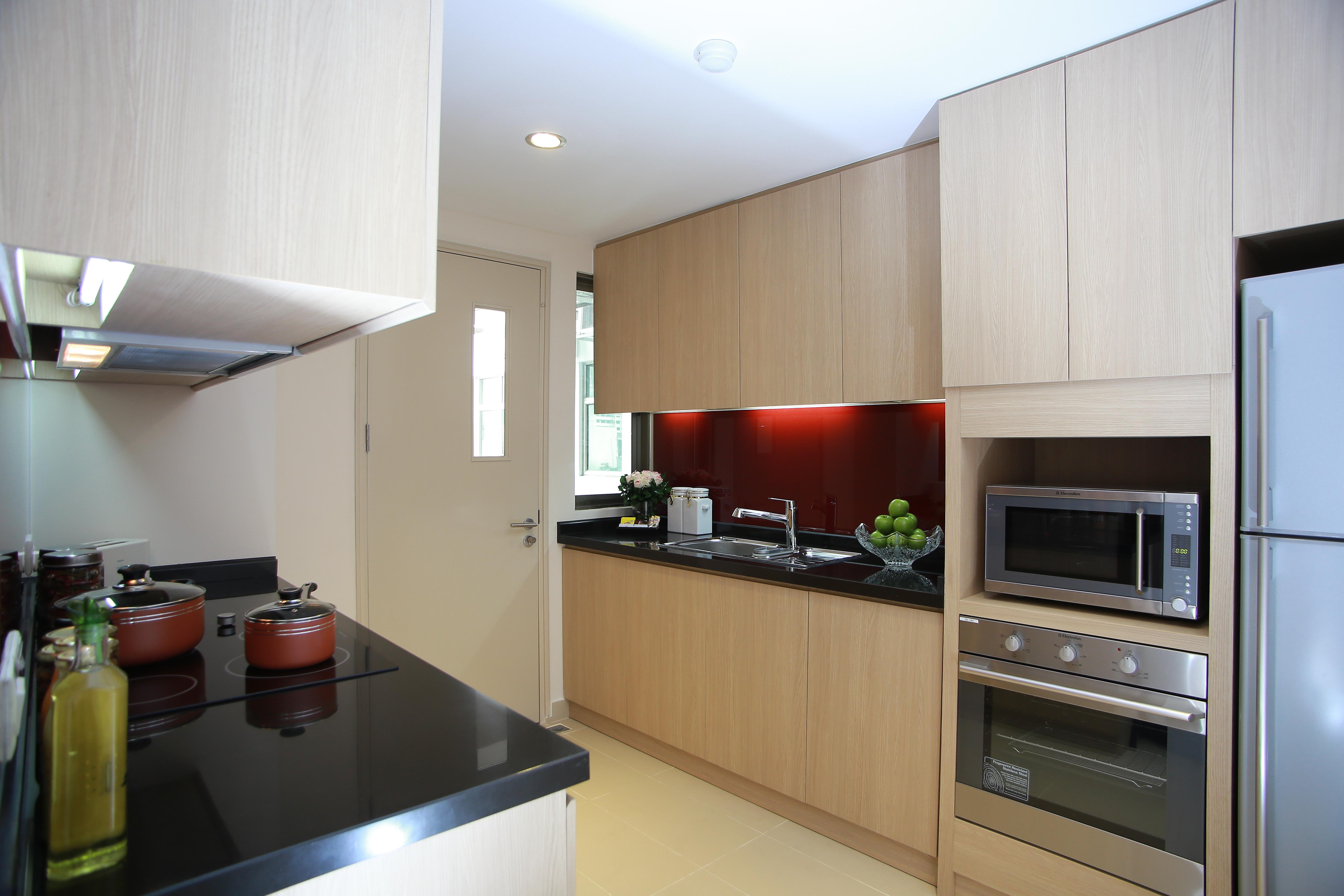 Somerset Ho Chi Minh City residencia con servicio Exterior foto A modern kitchen