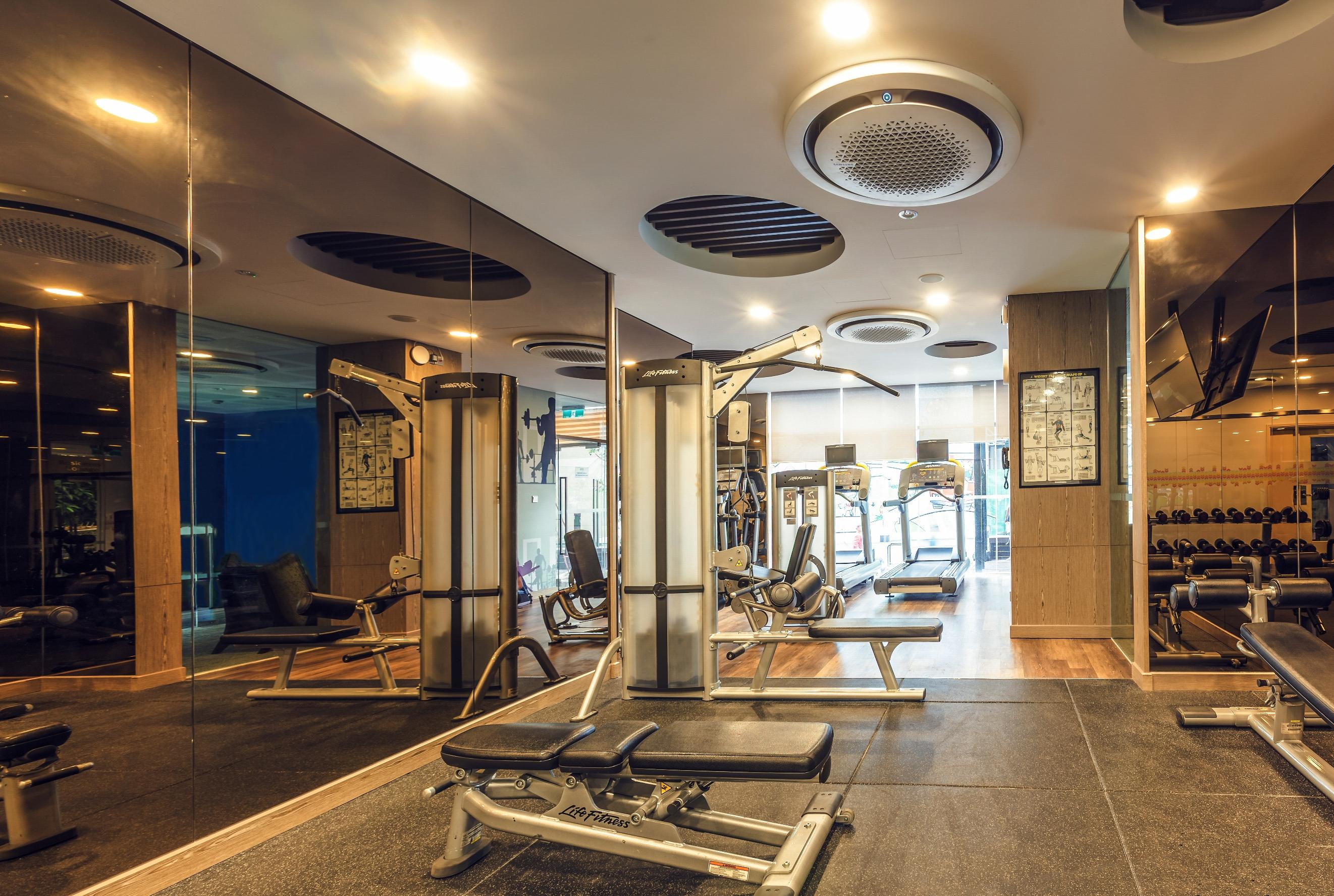 Somerset Ho Chi Minh City residencia con servicio Exterior foto The gym at the hotel